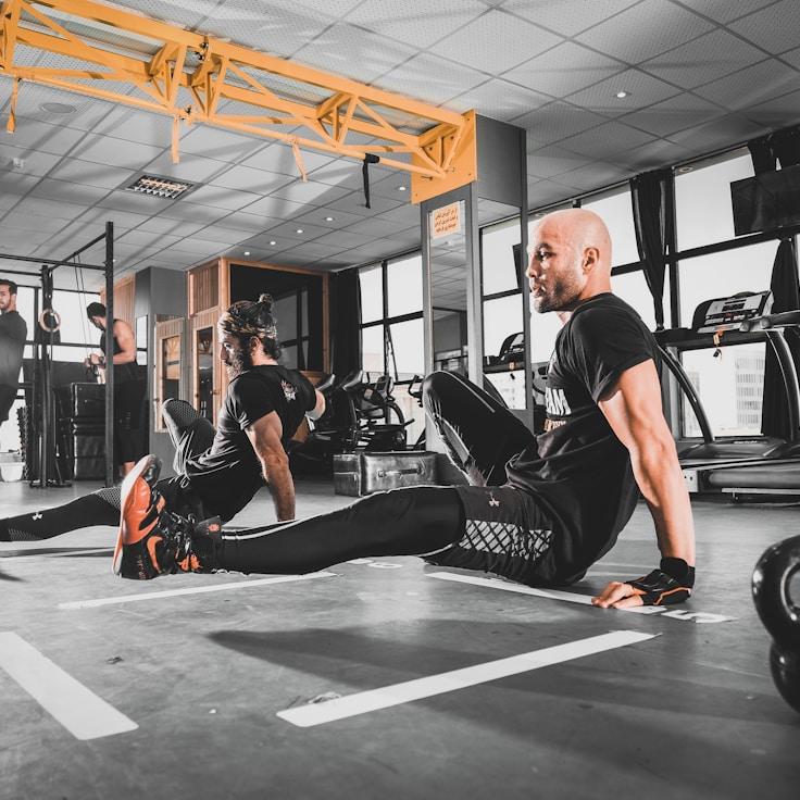 Modern gym equipment in a refined fitness space